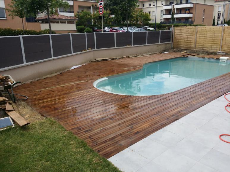 Photos lames de terrasse bois prix pas cher traité autoclave ... Prix lames bois