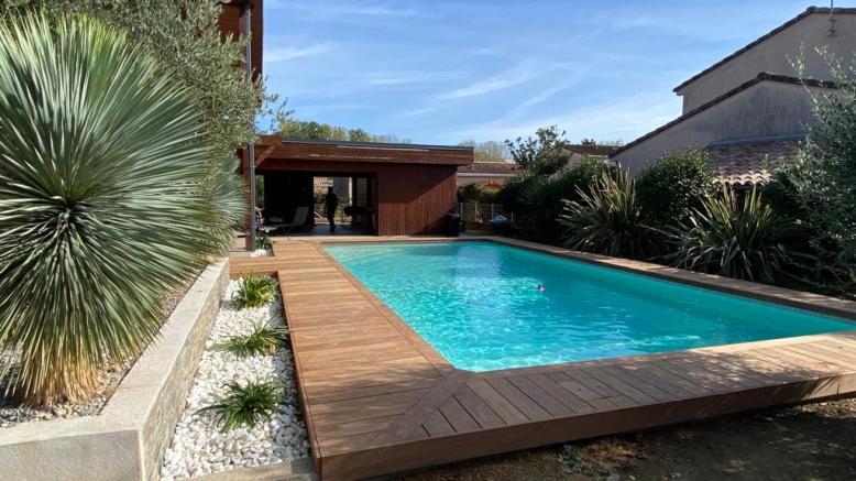 LAMES DE TERRASSE BOIS EXOTIQUE TOUR DE PISCINE LAMES DE TERRASSE BOIS EXOTIQUE