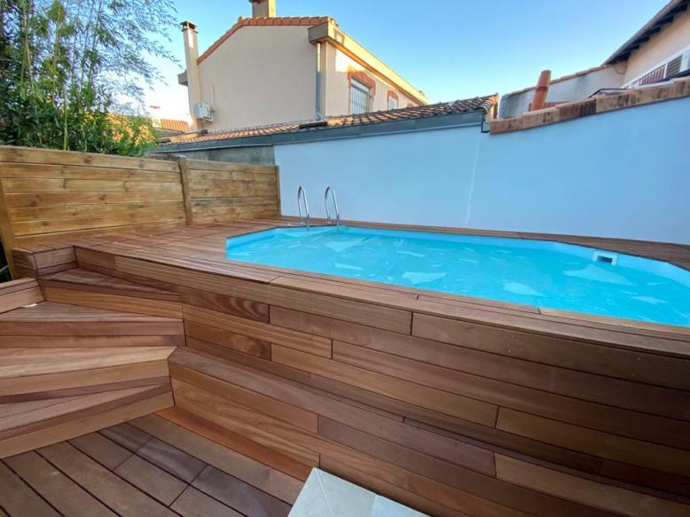 LAMES TERRASSE BOIS EXOTIQUE TATAJUBA QUALIT PRIX DISCOUNT BOIDISCOUNT QUALIT PRIX PAS CHER BOIS EXOTIQUE Sch KD PLAGE PISCINE TOUR DE PISCINE PLANCHER extrieur 